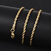 304 Stainless Steel Rope Chain Necklaces X-NJEW-F226-03G-04-4