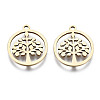 201 Stainless Steel Pendants STAS-T044-189G-1