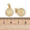 Brass Micro Pave Cubic Zirconia Pendants KK-L255-12G-3