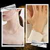 DIY 304 Stainless Steel Rolo Chains Necklaces Making Kits DIY-BBC0002-03-5