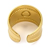 304 Stainless Steel Open Cuff Rings RJEW-K261-03G-3
