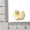 Brass Pave Clear Cubic Zirconia Charms KK-G554-03A-01-3