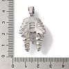Non-Tarnish 304 Stainless Steel Pendants STAS-Z075-24P-3