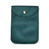 Velvet Jewelry Storage Pouches with Snap Button for Bracelets Necklaces Earrings ABAG-P013-01A-1