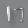 304 Stainless Steel Stud Earring Findings X-STAS-H436-22S-A-2