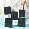 6Pcs Rectangle Paper Gift Storage Bags with Ribbon Handles ABAG-TA0001-65A-6