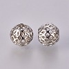 Brass European Beads KK-C2990-N-1