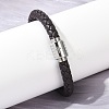 Braided Microfiber Leather Cord Bracelets BJEW-D304-13P-01-4