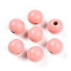 Painted Natural Wood Beads WOOD-A018-16mm-14-1