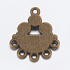 Alloy Rhinestone Connector Settings LS-X-EA10681Y-AB-3