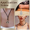 10Pcs 10 Styles Brass Cage Pendants KK-SC0004-27-5