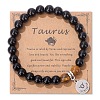Natural Tiger Eye & Agate Beaded Stretch Bracelets PW-WG52B58-03-1