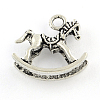 Tibetan Style Rocking Horse Alloy Pendants LS-TIBEP-Q050-20AS-RS-1