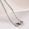 304 Stainless Steel Cable Chain Necklaces NJEW-JN01526-03-4