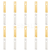 20Pcs 2 Colors 201 Stainless Steel Pendants STAS-DC0014-09-1