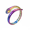 Snake Wrap Cuff Rings RJEW-N038-006-4