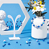 1830Pcs 5 Styles ABS Plastic Imitation Pearl Beads MACR-SP0001-03B-4