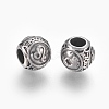 316 Surgical Stainless Steel European Beads STAS-P212-18P-05-1
