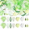 320Pcs 8 Styles Transparent Acrylic Pendants OACR-SC0002-49-1