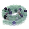 Natural Fluorite Beads Strands G-G763-13-8mm-2