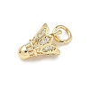 Brass Micro Pave Cubic Zirconia Pendants LS-ZIRC-I356-37G-2