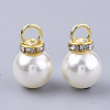 High Luster ABS Plastic Imitation Pearl Pendants RB-T011-01C-G-3