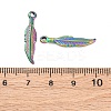 304 Stainless Steel Pendants STAS-E446-08M-3