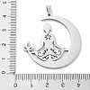 Anti-Tarnish 304 Stainless Steel Pendants LS-STAS-U030-10P-3
