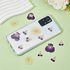 HOBBIESAY 90Pcs 3 Style Dried Pansy Flower DIY-HY0001-62-3