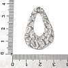 304 Stainless Steel Pendants STAS-L280-07AS-04-3