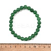 Natural Malaysia Jade Bead Stretch Bracelets X-BJEW-K212-B-013-3