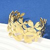 304 Stainless Steel Cuff Bangles for Women BJEW-Z097-08G-2