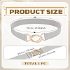1Pc Polyester Elastic Corset Belts with Alloy Ring Buckle AJEW-LP0007-41A-2