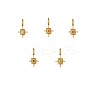 304 Stainless Steel Cubic Zirconia Pendants STAS-OY007-74G-1
