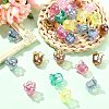 50Pcs UV Plating Opaque Acrylic Beads MACR-CJ0002-22-5