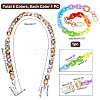   7Pcs 7 Colors Acrylic Chain Purse Bag Handle & Eyeglasses Chains AJEW-PH0001-57-2