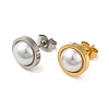 PVD Vacuum Plating 304 Stainless Steel Stud Earring EJEW-C099-02GP-2