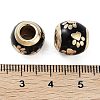 Golden Plated Alloy Enamel European Beads FIND-E046-04G-3