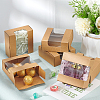 Square Paper Storage Gift Boxes with Clear Visible Window LS-CON-WH0095-65A-5