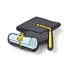 Graduation Theme Silicone Beads SL-CBAF318-B07-1