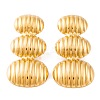 Ion Plating(IP) 304 Stainless Steel Stud Earrings for Women EJEW-L272-032G-03-1
