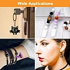 8Pcs 4 Styles Halloween Food Grade Silicone Focal Beads SIL-YW0002-17-6