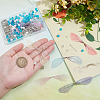 Ocean Theme DIY Glass Earring Jewelry Making Kits DIY-PH0028-59-3