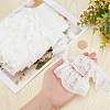 Gorgecraft 10M Double-Layer Pleated Polyester Chiffon Lace Trim OCOR-GF0002-14A-4