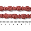 Fish Dyed Natural Lava Rock Beads Strands G-O126-01A-09-4