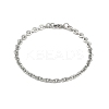 201 Stainless Steel Cuba Style Chian Bracelet for Men LS-BJEW-B138-06P-03-4