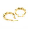 Brass Hoop Earrings EJEW-F250-08-G-3