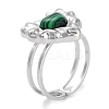 Ion Plating(IP) 304 Stainless Steel Ring RJEW-B059-04P-01-1