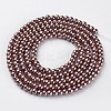 Glass Pearl Beads Strands HY-4D-B47-1