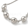 Brass Box Chain Bracelets for Women LS-BJEW-S159-02B-P-2